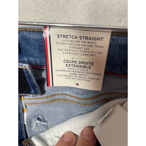 Tommy Hilfiger Stretch Straight Adaptive Jeans NWT Magnetic Hook Loop Closure 4 - Picture 4 of 10